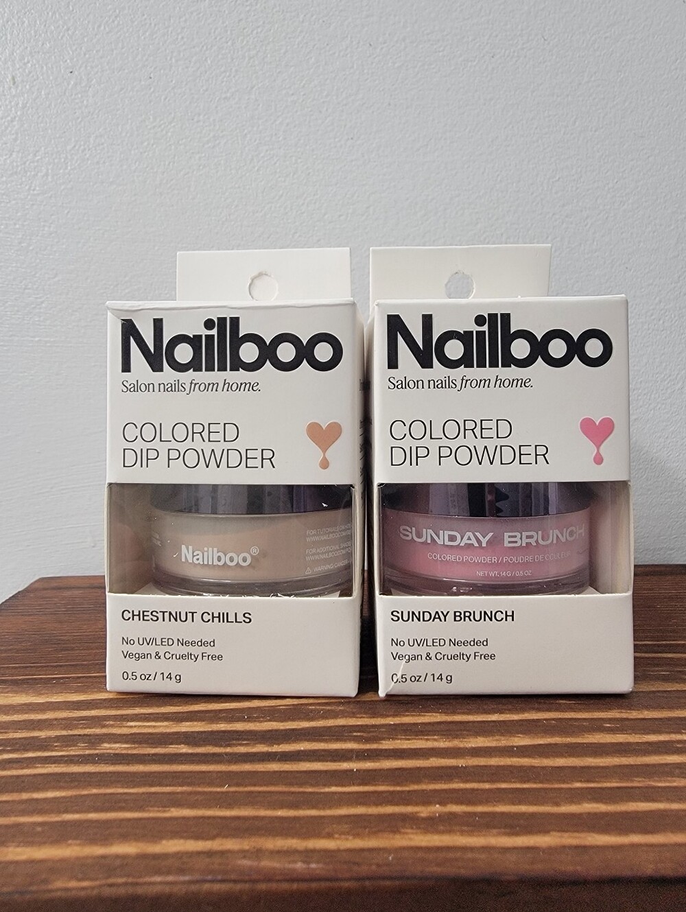 Colored Dip Powder - Chestnut Chills & Sunday Brunch